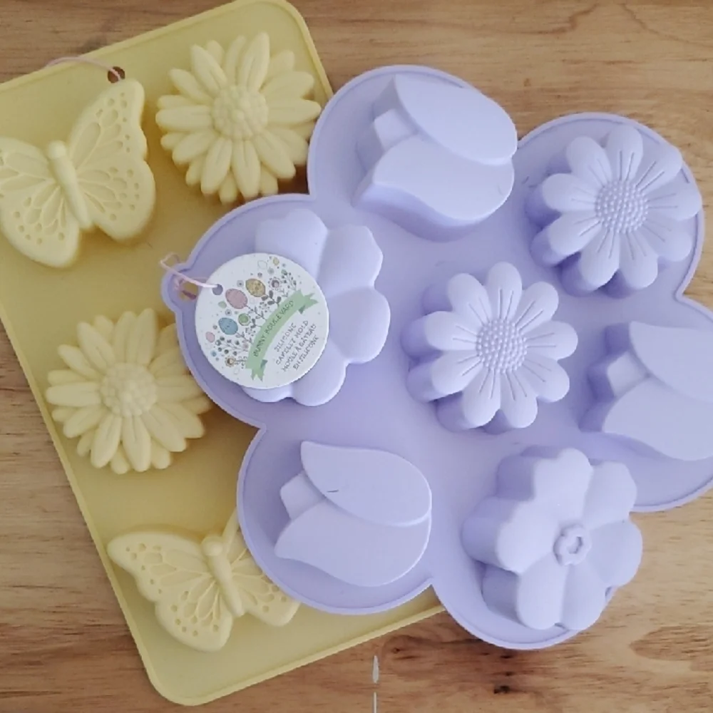 Floral Silicone Bakeware Flowers And Butterflys
